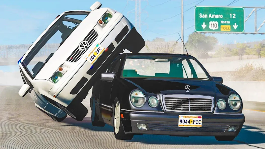Realistic Car Crash Simulator — скриншот 2