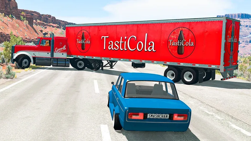 Realistic Car Crash Simulator — скриншот 3