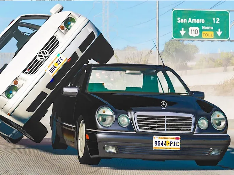 Realistic Car Crash Simulator — скриншот 5