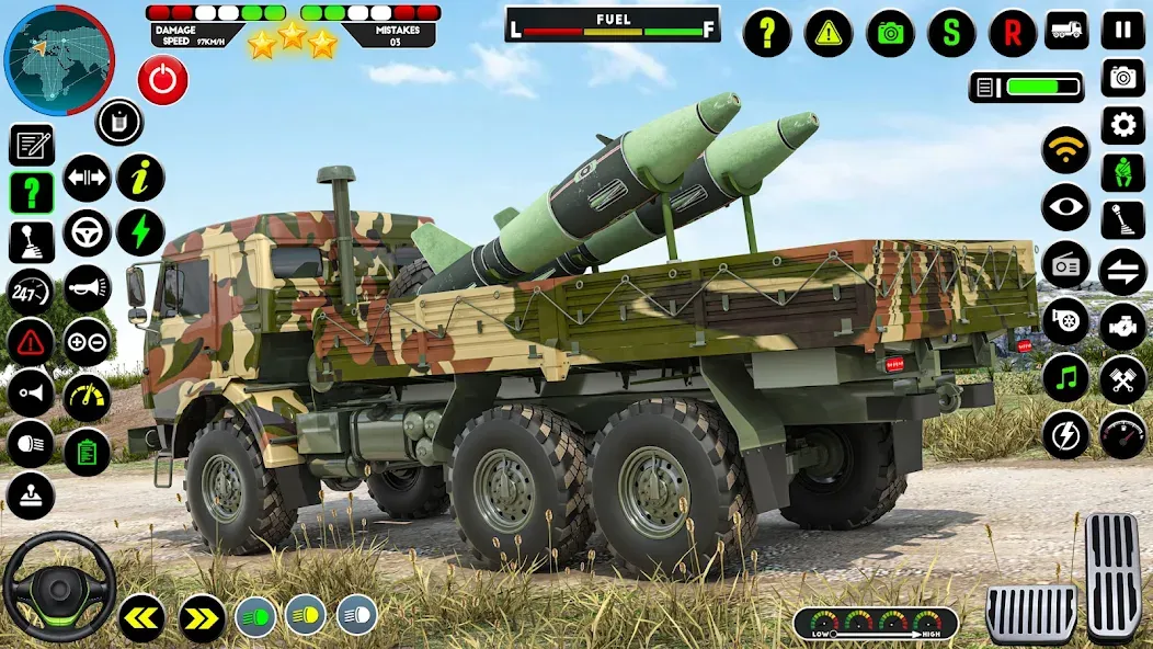 Army Truck Transporter Game 3D — скриншот 3 Army Truck Transporter Game 3D — скриншот 3