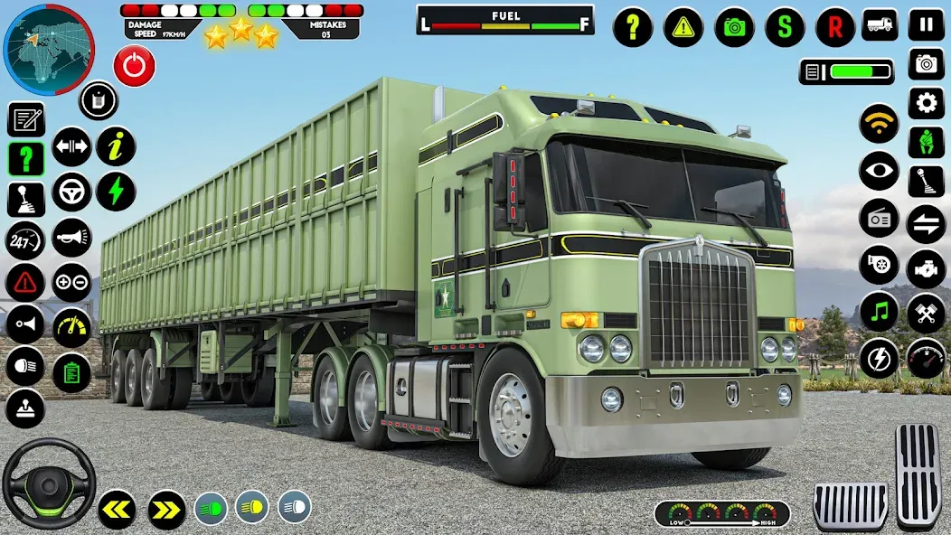 Army Truck Transporter Game 3D — скриншот 5