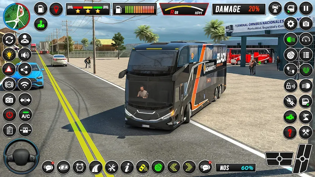 City Coach Bus Driver Games 3D — скриншот 4