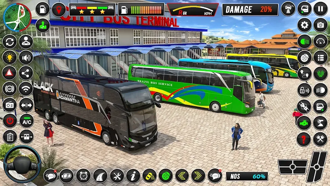 City Coach Bus Driver Games 3D — скриншот 5