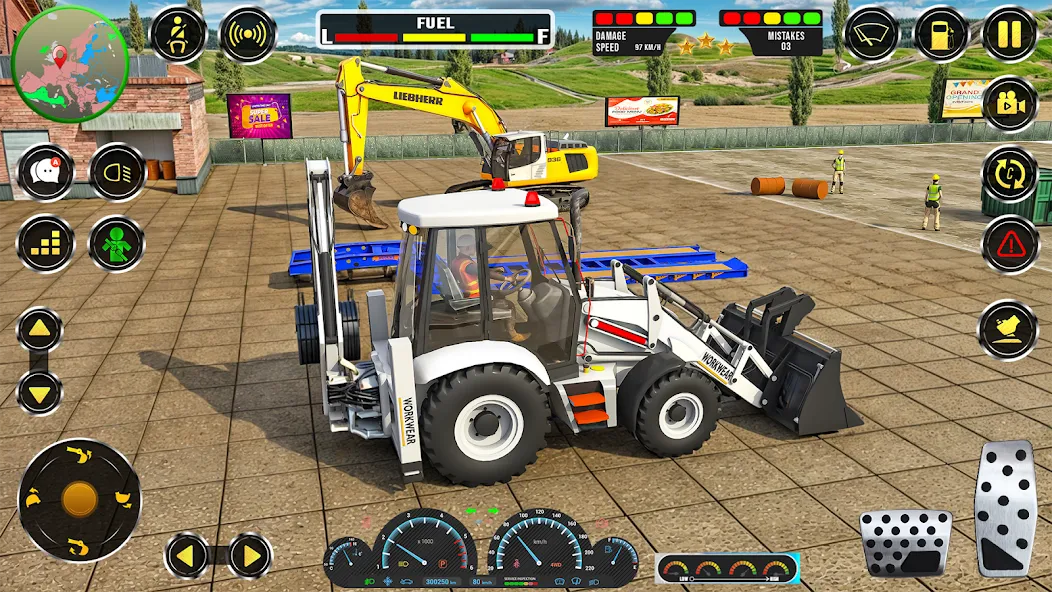 Real JCB Construction Games 3D — скриншот 1