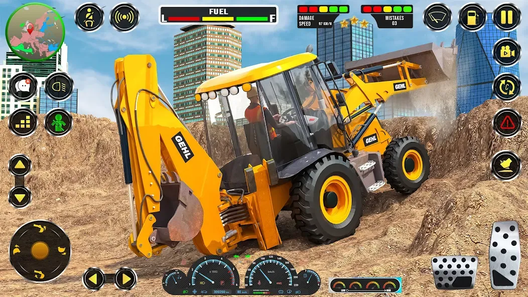 Real JCB Construction Games 3D — скриншот 5