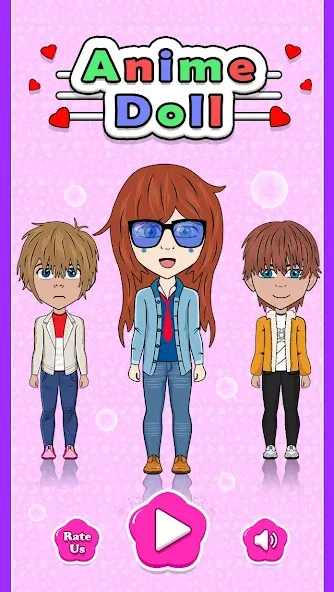 Anime Doll Designer — скриншот 1