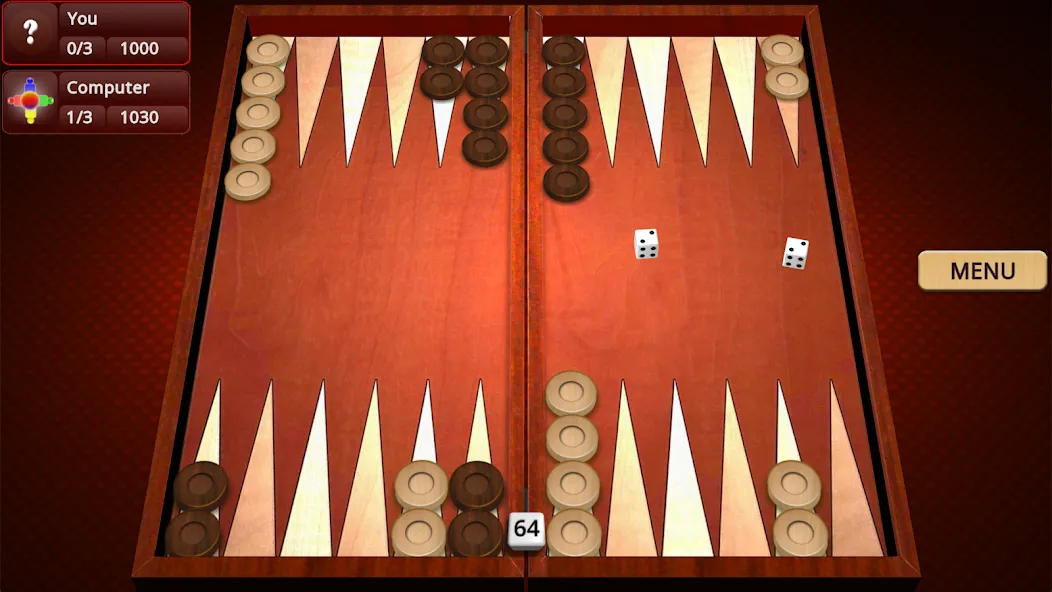 Backgammon Mighty — скриншот 1