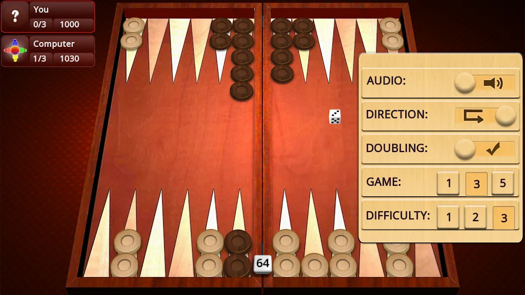 Backgammon Mighty — скриншот 3