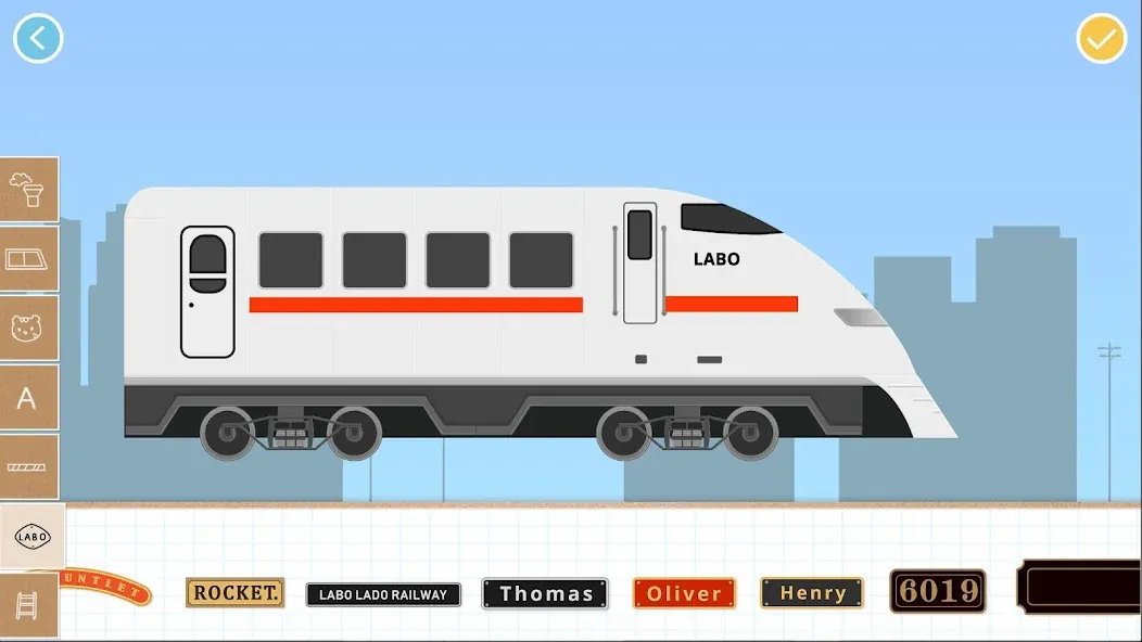 Labo Brick Train Game For Kids — скриншот 4