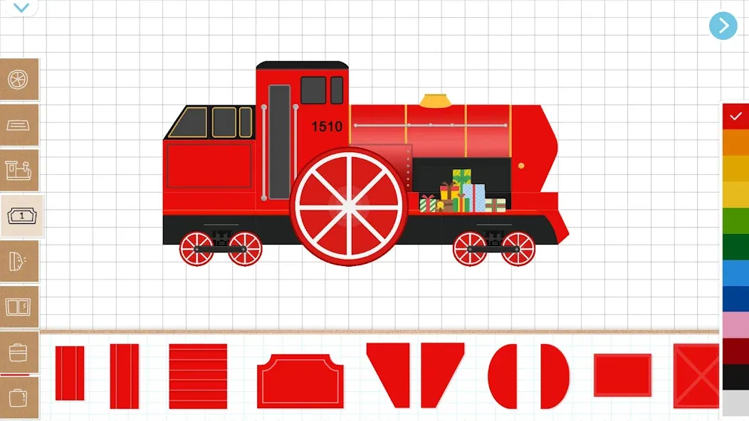 Christmas Train Game For Kids — скриншот 1 Christmas Train Game For Kids — скриншот 1