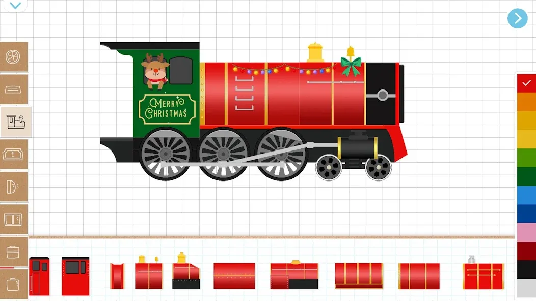 Christmas Train Game For Kids — скриншот 2 Christmas Train Game For Kids — скриншот 2