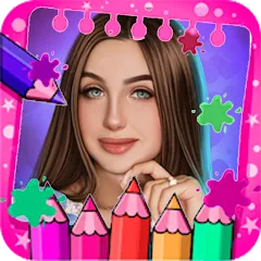 Lady Diana Coloring Game MOD на Андроид — Все цвета разблокированы