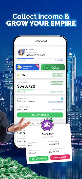 Landlord - Estate Trading Game — скриншот 2