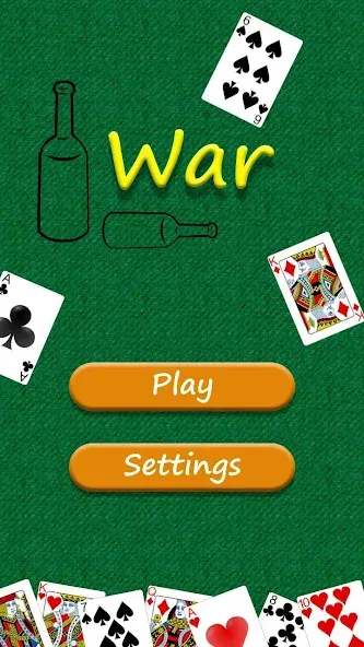 War - card game — скриншот 1
