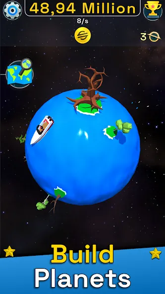Planet Evolution: Idle Clicker — скриншот 1