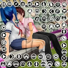 Anime High School Girl Life 24 на телефон — Много денег