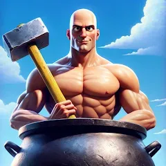 Скачать Hammer Climber Man: Pot Man 3D — Модификация Бесконечные деньги