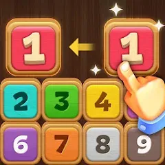 Взлом Merge Wood: Block Puzzle — Много денег
