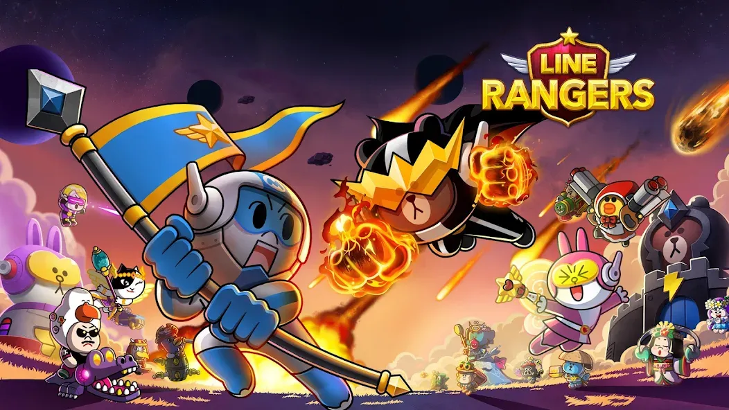 LINE Rangers: Brown-Cony Wars! — скриншот 5