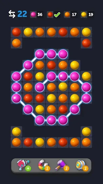 Bubble Link - Connect & Match — скриншот 5