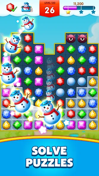 Jewels Legend - Match 3 Puzzle — скриншот 2