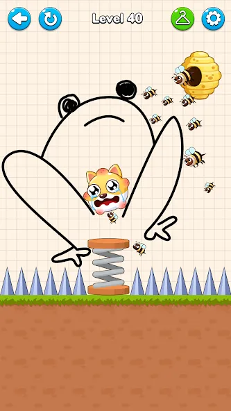 Draw to Save - Save the Dog — скриншот 3