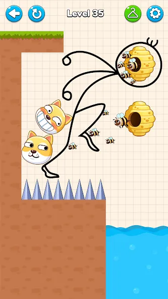 Draw to Save - Save the Dog — скриншот 4