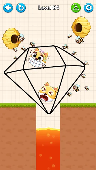 Draw to Save - Save the Dog — скриншот 5