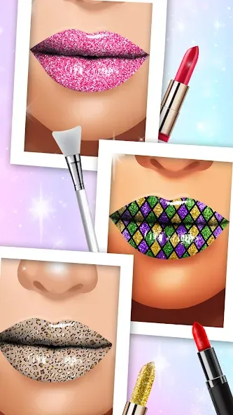 Lip Art Makeup Beauty Game — скриншот 1 Lip Art Makeup Beauty Game — скриншот 1