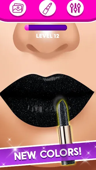 Lip Art Makeup Beauty Game — скриншот 3 Lip Art Makeup Beauty Game — скриншот 3