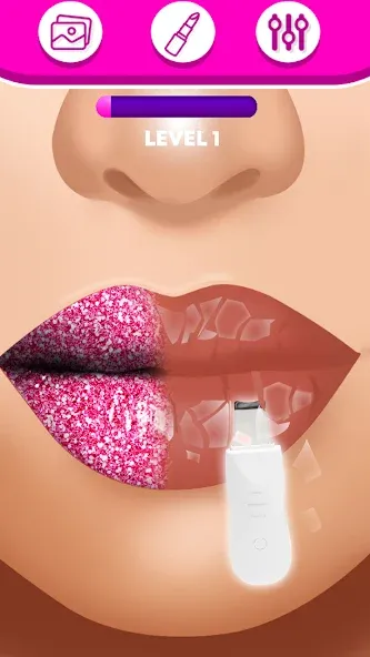 Lip Art Makeup Beauty Game — скриншот 5