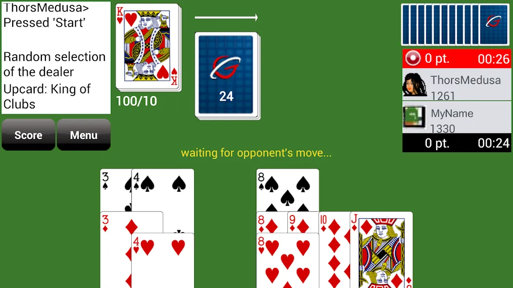 Gin Rummy GC Online — скриншот 1