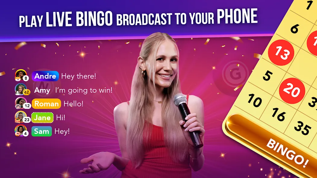 Live Play Bingo: Real Hosts — скриншот 1 Live Play Bingo: Real Hosts — скриншот 1