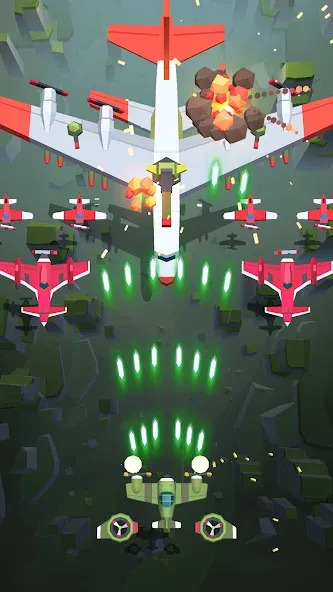 Burning Sky: Aircraft Combat — скриншот 2 Burning Sky: Aircraft Combat — скриншот 2