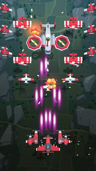 Burning Sky: Aircraft Combat — скриншот 4 Burning Sky: Aircraft Combat — скриншот 4