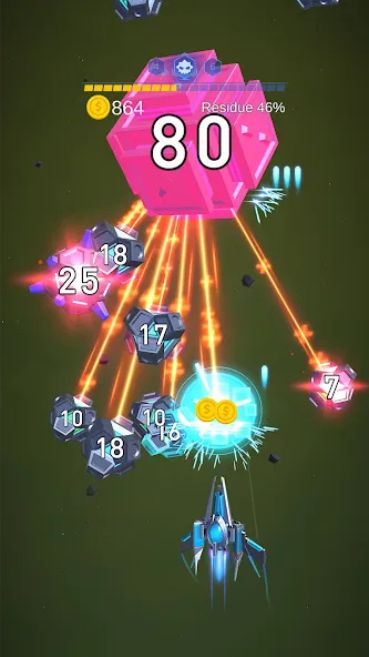 Dust Settle 3D - Galaxy Attack — скриншот 3