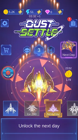 Dust Settle 3D - Galaxy Attack — скриншот 4