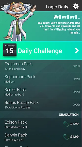 Logic Puzzles Daily - Solve Lo — скриншот 2