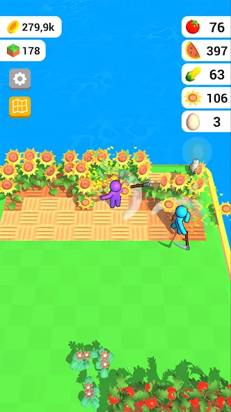 Farm Land - Farming life game — скриншот 3 Farm Land - Farming life game — скриншот 3