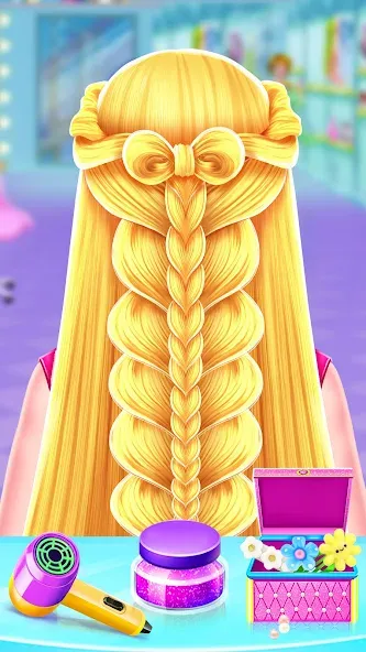 Braided Hair Salon Girls Games — скриншот 1