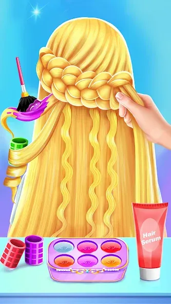 Braided Hair Salon Girls Games — скриншот 2