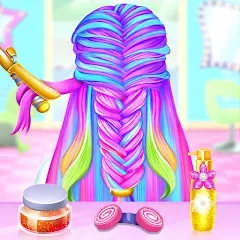 Braided Hair Salon Girls Games — MOD APK Все открыто