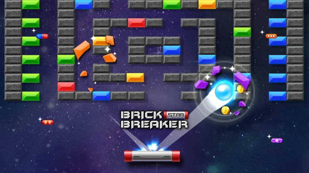 Brick Breaker Star: Space King — скриншот 3