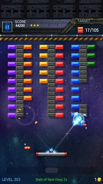 Brick Breaker Star: Space King — скриншот 4