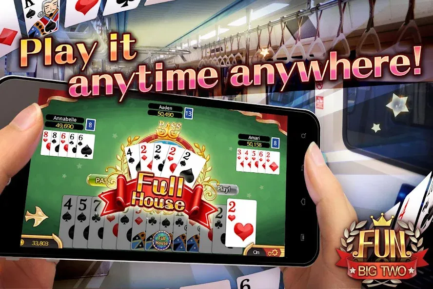Fun Big 2 Taiwan: Card Craze — скриншот 3