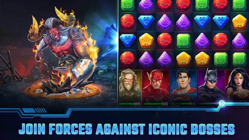 DC Heroes & Villains: Match 3 — скриншот 4