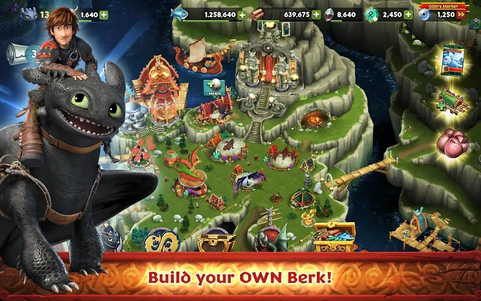 Dragons: Rise of Berk — скриншот 1 Dragons: Rise of Berk — скриншот 1