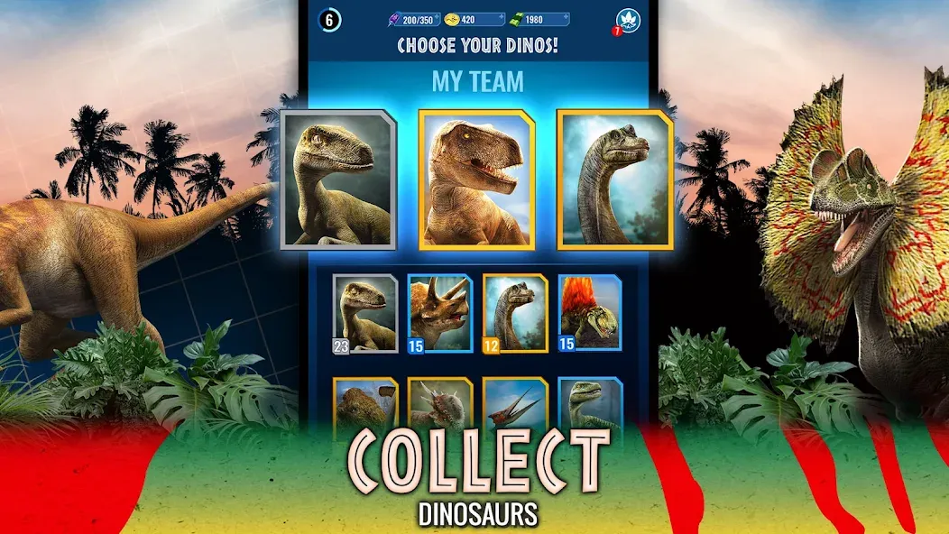 Jurassic World Alive — скриншот 4