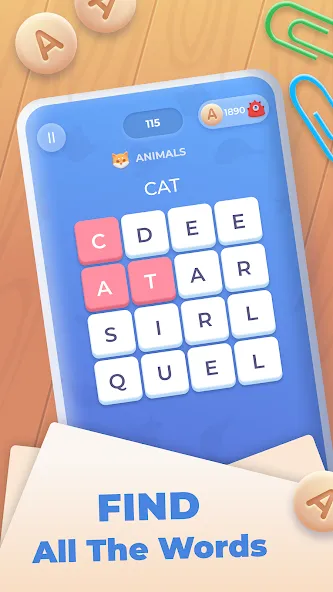 Word Wheel - Word Search — скриншот 2