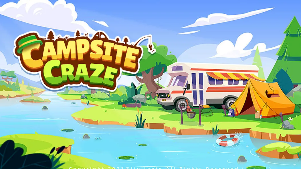 Campsite Craze: Puzzle Merge — скриншот 1